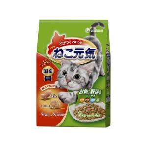 ユニ・チャーム  ねこ元気全成長段階用お魚と野菜入りミックス