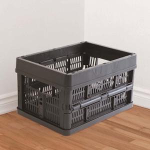 SPACE MADE 折りたたみコンテナ 46L カーキ 耐荷重約35kg）おしゃれ