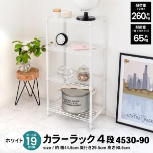 LIFELEX コーナンオリジナル システムラックα4段45w 45w19Φ 4530