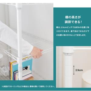ラック スチールラック 収納ラック 収納棚 キ...の詳細画像2