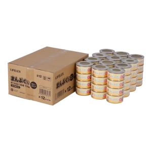 コーナンオリジナル  まんぷく缶 まぐろ＆かつお ささみ入り 170g×4缶パック ×12個セット  ゼリータイプ