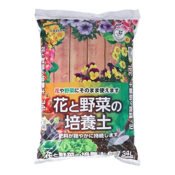 【ポイント5倍 4/17-4/19まで】コーナンオリジナル  LIFELEX 花と野菜の培養土 ３４...