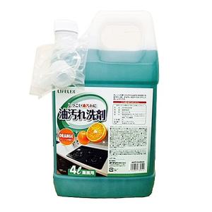 ◆業務用 油汚れ 洗剤　４Ｌ　ＫＯＴ１５−０５４４ キッチン 厨房 大容量 4000ｍl コーナン｜kohnan-eshop