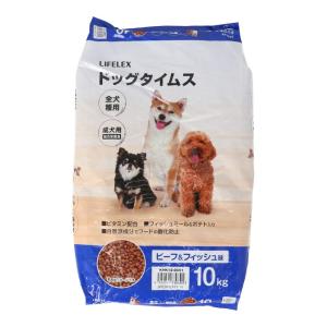 ◆コーナン オリジナル  ドッグタイムス　１０ｋｇ　ビーフ＆フィッシュ味　全犬種用｜kohnan-eshop