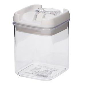 コーナン オリジナル LIFELEX レバー式容器　フリップレバーキャニスター　Ｓ　２７０ｍｌ　ＫＨＫ０５−２６５２ 約幅７６×奥行７６×高さ１０２ｍｍ