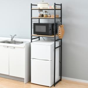 山善（YAMAZEN） 冷蔵庫上ラック RUR-18(AIV/SWH) : ケーズデンキ