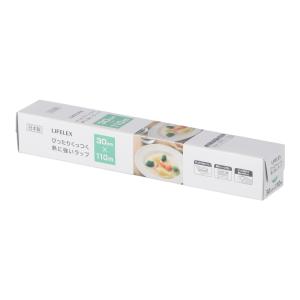 コーナン オリジナル LIFELEX ぴったりくっつく熱に強いラップ　３０ｃｍ×１１０ｍ 約幅314.5×高さ48×奥48mm