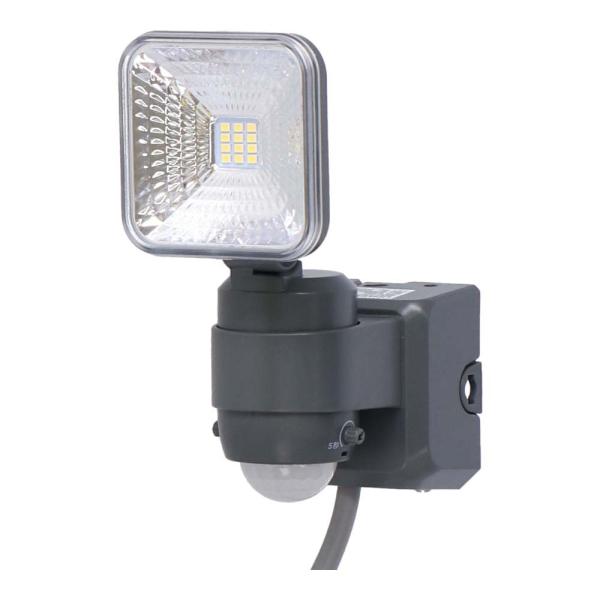 センサーライト コンセント式 人感センサー LED 1灯タイプ 7.5W 明るい 自動点灯 防雨構造...