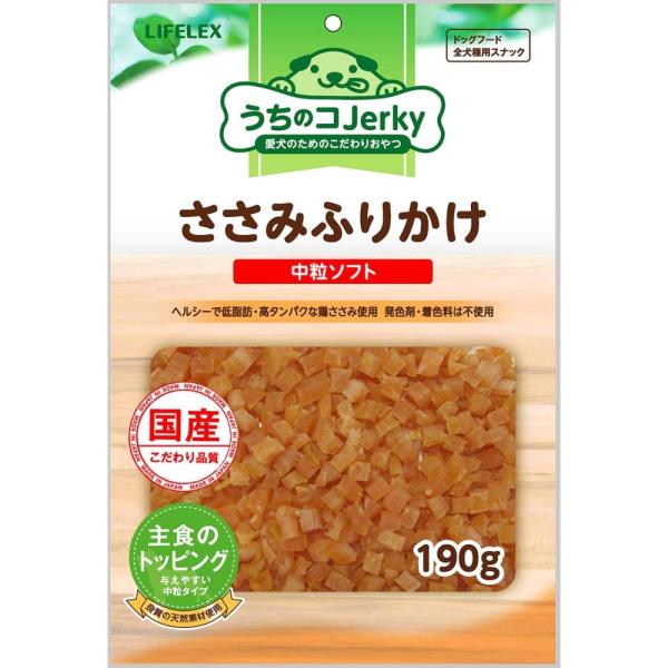コーナン オリジナル LIFELEX ささみふりかけ中粒ソフト１９０ｇ   幅１７０ｍｍ×高さ２５０...