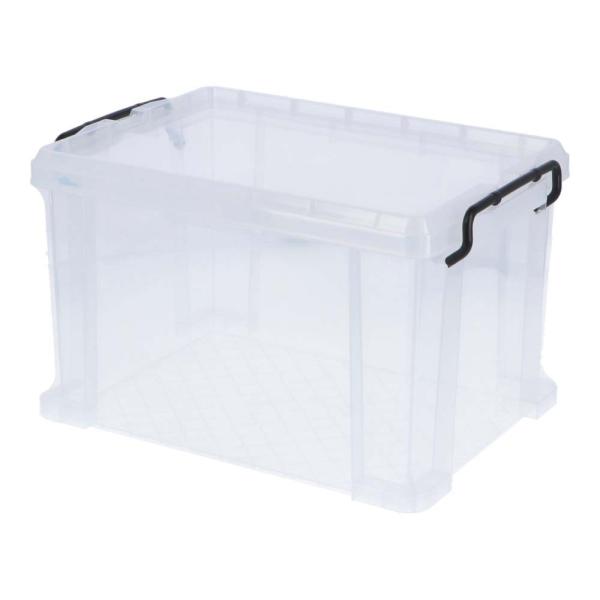 ◆コーナンオリジナル PROACT(プロアクト) 重なる収納ケース（フタ付き） #45　クリア