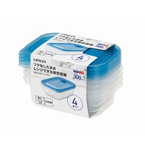 コーナン オリジナル LIFELEX フタをしたままレンジできる保存容器 長