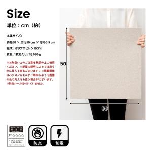 タイルカーペット 50×50 防炎 国産 日本...の詳細画像4