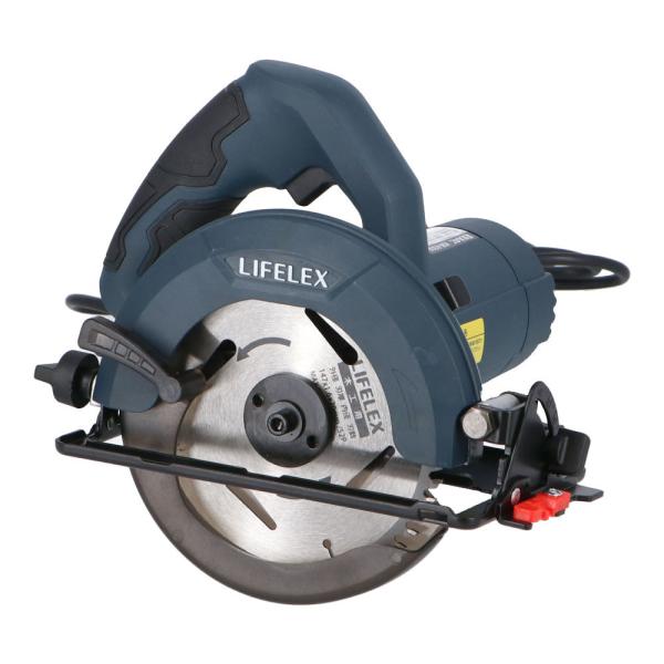 丸ノコ 電気丸のこ 147mm AC100V 650W 最大切込47mm のこ刃52P 平行定規付 ...