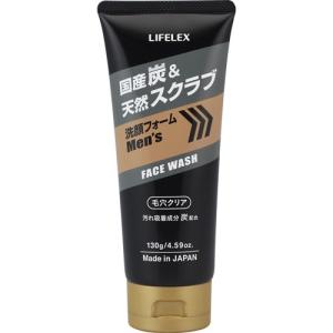 コーナン オリジナル メンズ炭スクラブ洗顔フォーム １３０ｇの商品画像