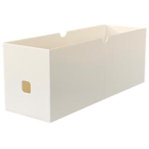 ストレートボックス ハーフ ホワイト プラスチック収納 小物収納 ＰＣ収納 コーナン