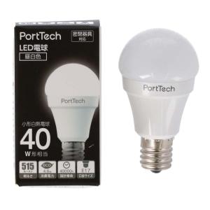 コーナン オリジナル PortTech LED電球小型広配光60W相当 昼白色