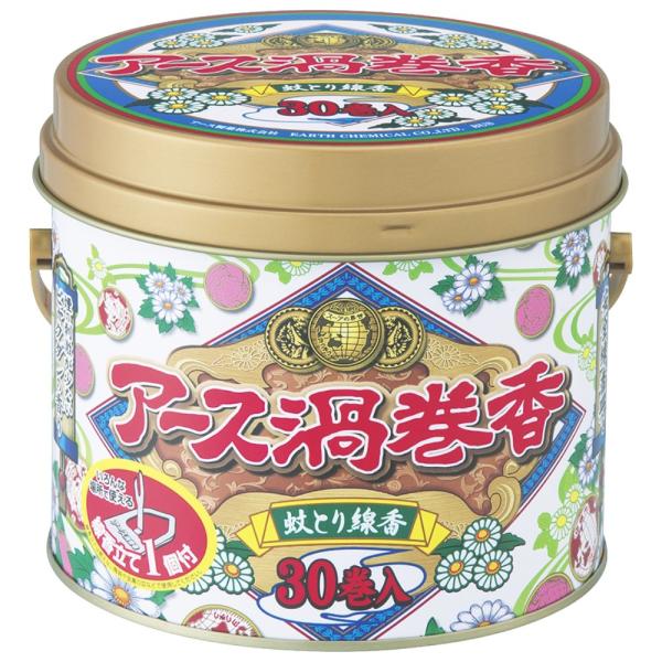 アース製薬アース渦巻香３０巻　缶入