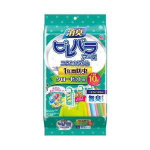 アース製薬 アース ピレパラアース クローゼット用 無臭タイプ 10個入×1個（リニューアル） ピレパラアース 衣類用防虫剤の商品画像