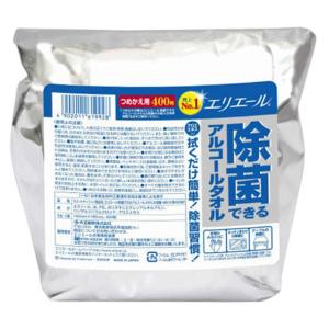 【ポイント3倍 6/25-6/28】大王製紙 エリエール除菌できるアルコールタオル大容量つめかえ用
