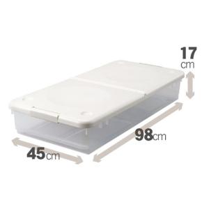収納ケース 収納ボックス 収納 すきま収納 フタ付き フタ半分開閉可能 浅型 薄型 整理 便利 ベッド下収納 ベット下 衣装ケース 着物収納 着物
