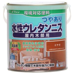 ◆和信ペイント 水性ウレタンニス0.7L ケヤキ 塗料・補修用品 塗料 ニス