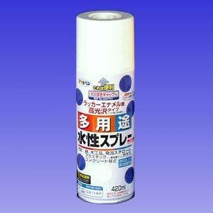 ◆アサヒペン  水性多用途スプレー　つや消しクリア　４２０ｍｌ｜kohnan-eshop