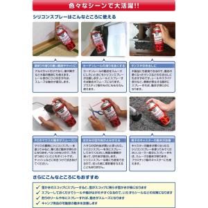 シリコンスプレー 420ml 潤滑 離型 防水...の詳細画像1