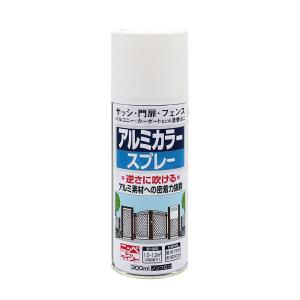 ◆ニッペホームプロダクツ アルミカラースプレー ホワイト 300ml｜kohnan-eshop