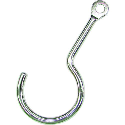 【メーカー直送T】水本　ステンレス　Ｓフック（フックタイプ）　線径６ｍｍ　長さ１０７ｍｍ A2815