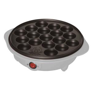 コーナン オリジナル 　ＰｏｒｔＴｅｃｈ(ポートテック）　たこ焼き器一体式　ＰＯＢ−１８０（Ｈ）　グレー幅２６０×奥行２３０×高さ８０ｍｍ｜kohnan-eshop