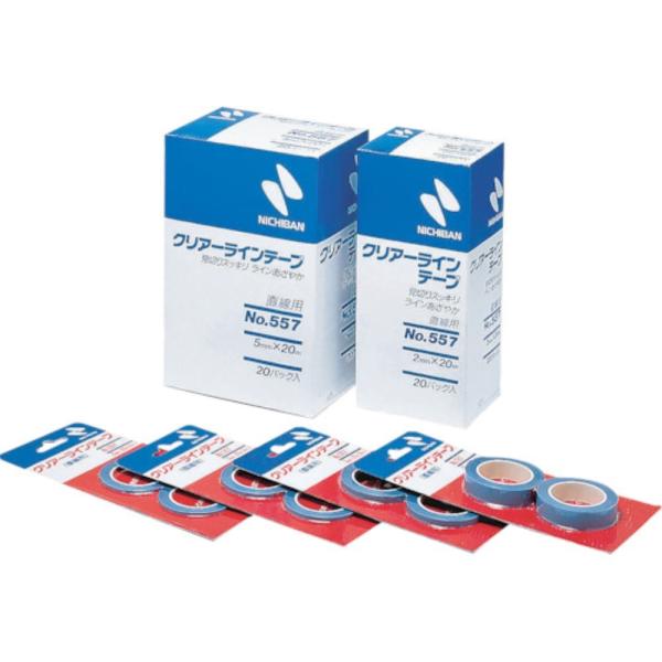 【メーカー直送T】ニチバン　クリアラインテープＮｏ．５５７　３×２０　ＣＬ５５７３