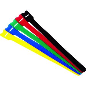 【ポイント3倍 8/22-8/25】【メーカー直送T】 TRUSCO マジックバンド ストラップ 40cm アソート （4本入） MKS-3840-S