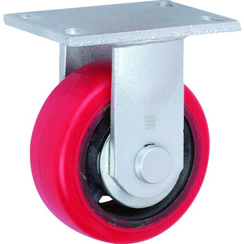 【メーカー直送T】ＴＲＵＳＣＯ　重高荷重用キャスター　固定　１５０ＭＭ　耐湿ウレタン車輪６５０ＫＧＦ...