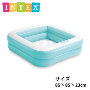 プール INTEX インテックス ビニールプール 小さい おしゃれ かわいい 家庭用 プレイボックスプール 57100NP 水遊び お家 自宅 庭 子供 こども用 キッズ 夏｜コーナンeショップ Yahoo!ショッピング店