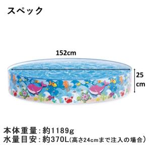 プール INTEX インテックス ビニールプー...の詳細画像3