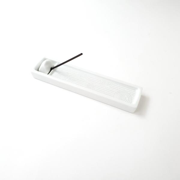 香彩堂 ロング香皿　石庭