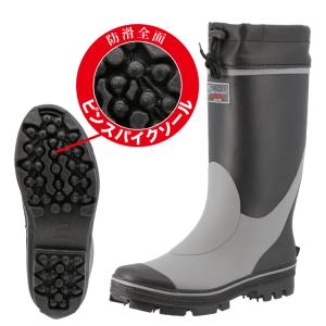 安全長靴 ライトセーフティーワークスLSW-01 紳士 メンズ ラバーブーツ