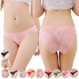 ショーツ レディース 総レースショーツ ひびかない 下着 ショーツ プレーンショーツ 花柄 スタンダード セクシー ランジェリー レース 女性用下着 T-1381