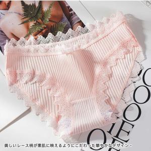 ショーツ レディース 3枚セット 綿 コットン...の詳細画像5