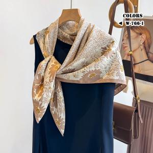 スカーフ 大判 正方形 花柄 ストール レディ...の詳細画像2