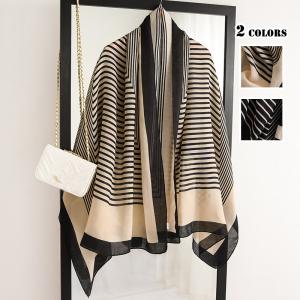 大判ストール　シルク60ウール40 シルク40％＆ウール60％ストール 3色展開 上品な色使いで高級感UP 48