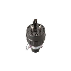 明工社  MH7038 接地2P 20A 引掛ゴムプラグ