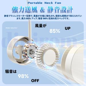 冷却プレート付き くるくるネックファン ベージ...の詳細画像5