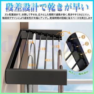 2026最新 壁掛け式物干しラック 折りたたみ...の詳細画像5