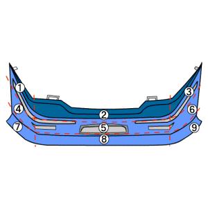 オッティ CBA-H92W FバンパーASSY...の詳細画像5