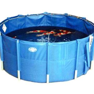 アース 丸水槽 E-55B (300×80Hcm) 満水量5500L ネット無 送料無料(但、一部地域除)　