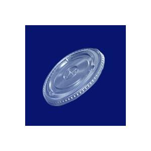 フジ　PET プラカップ 9オンス (FP78-275)用フタ　平型　ストロー穴 2000個 クリア...