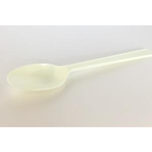 使い捨てプラスチックスプーン アイボリー 16...の詳細画像1