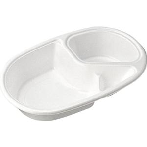 CF カレー容器 NO.1 白　本体 50枚 中央化学 使い捨て