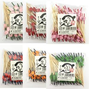 飾り串　かんざし串 9cm 100本入　選べる柄